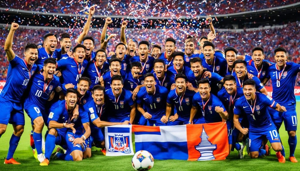 รายงานผลบอลทีมชาติไทย