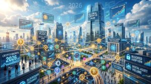 แนวโน้มตลาด crypto ปี 2026 ที่นักลงทุนต้องรู้ ทั้งเรื่องการเติบโตของบล็อกเชน การเข้ามาของสถาบันการเงิน และโอกาสใหม่ในการสร้างกำไรจากสินทรัพย์ดิจิทัลในยุคเศรษฐกิจเปลี่ยนแปลง